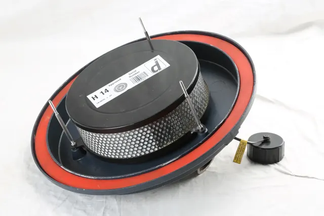 HireAVac HEPA industrial vacuum equipment collecting hazardous dust